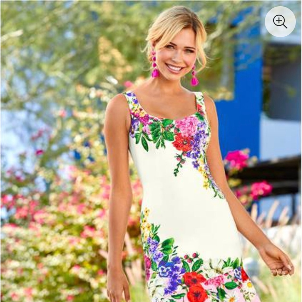 Floral midi dress size XS